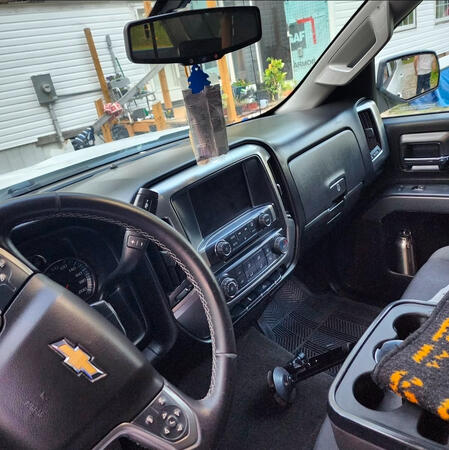 Interior detail with shampoo